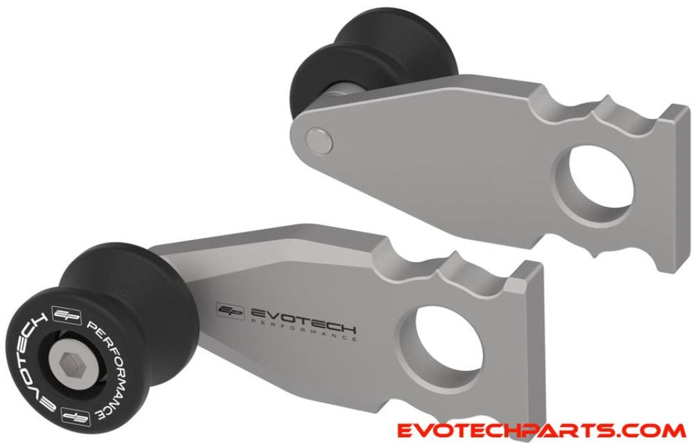 Honda chain tensioner block with mount for rear stand